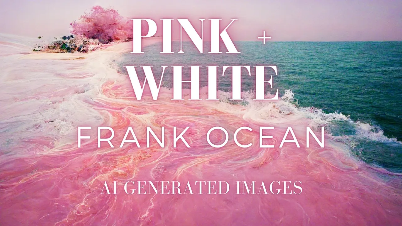 Frank Ocean - Pink + White, but every lyric is an AI image