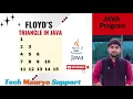 Floyd s Triangle in Java Pattern Printing Program Explained