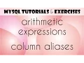 05 MySQL Tutorial for Beginners Arithmetic Expressions AS Column Alias