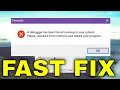 A Debugger Has Been Found Running in Your System on Windows
