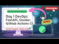 Learn in Tamil FastAPI Docker GitHub Actions DevOps Project 1