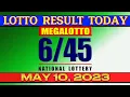 MEGA LOTTO RESULT TODAY MAY 10 2023