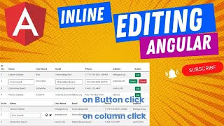 Inline Table Editing Angular angular tutorials Angular 17