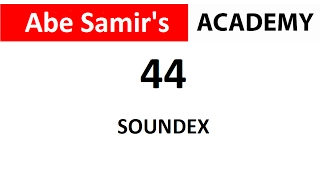 Using SOUNDEX Function