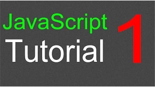 JavaScript Tutorial for Beginners - 01