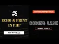 Echo And Print Statement In PHP Print Your First PHP Code Coding Lane