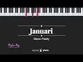Download Lagu Januari HIGHER KEY / FEMALE KEY Glenn Fredly KARAOKE PIANO