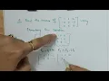 Inverse of a Matrix Using Elementary Operation