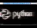 Python used in IoT