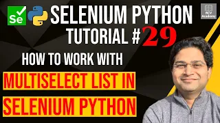 Selenium Python Tutorial - How to handle Multiselect