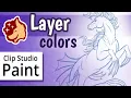 Layer Colors - Setting Up a Sketch Layer More Clip Studio Paint Tutorial