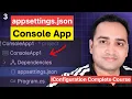 Read appsettings json in Console Apps NET 10 Lesson 3