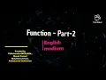 12th New syllabus computer science lesson function part 2 English medium