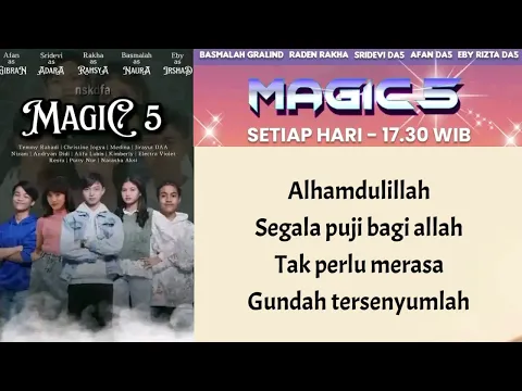 Download MP3 Lagu Ost. Magic 5 Indosiar - Sridevi Da5 Eby Da5 Afan Da5 - Alhamdulillah #sinetron #soundtrack #fyp