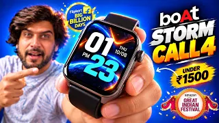 Best Smartwatch Deal Under ₹1500! ⚡️  boAt Storm Call 4 Review