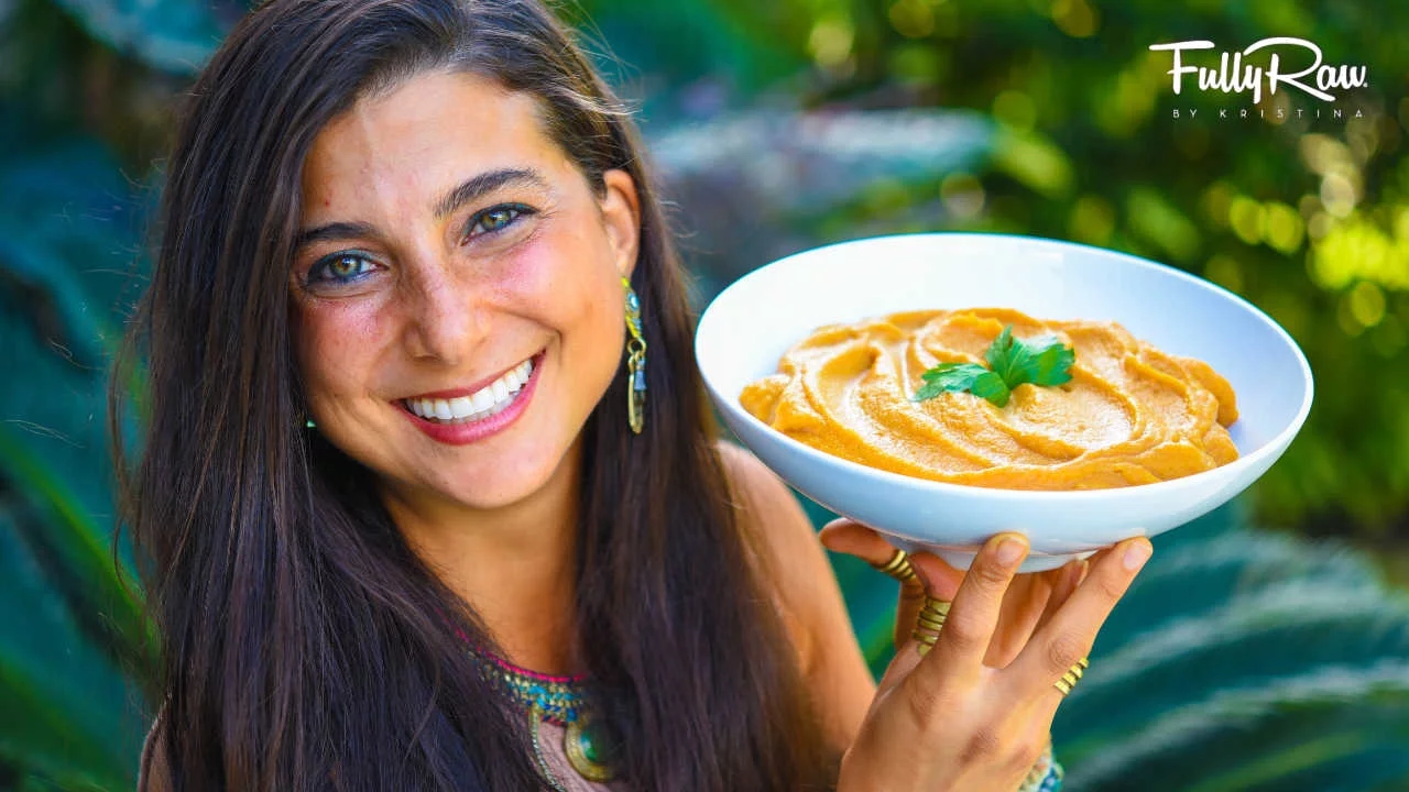 FullyRaw Butternut Squash Pumpkin Persimmon Soup!