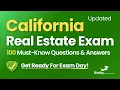 Pass Your California Real Estate Exam with This 100-Question Review