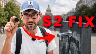 We fixed the city's broken fountain for $2