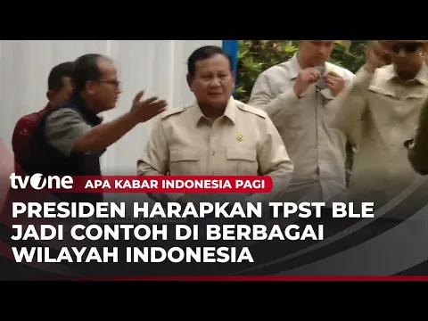 Presiden Prabowo Melihat Langsung Pengelolaan Sampah di TPST BLE Banyumas