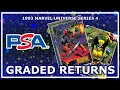 PSA Graded Reveal 1993 Marvel Universe Series 4 - A Deadpool and Wolverine Affair