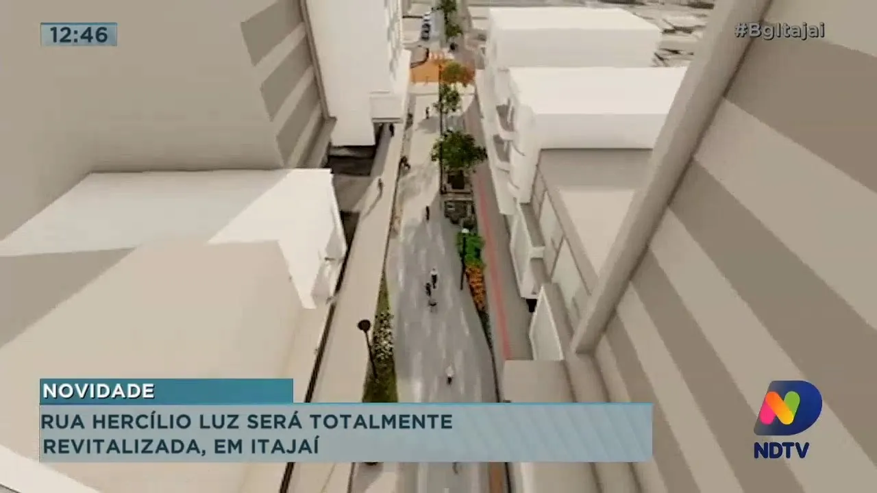 Rua Hercílio Luz será totalmente revitalizada