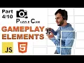 Gameplay elements in vanilla JavaScript Menu Timer Check complete