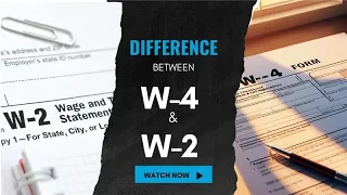 W-2 vs W-4 What s the Difference