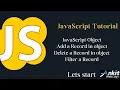 JavaScript Object JavaScript Tutorial
