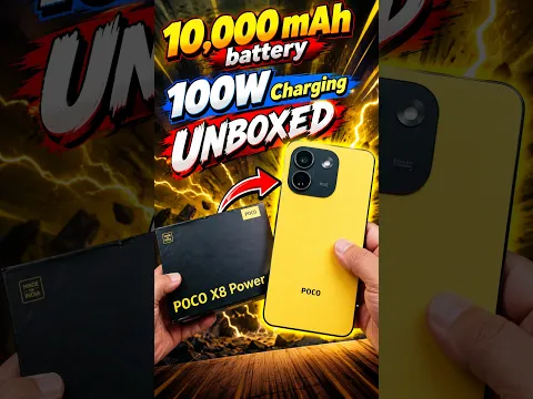 POCO X8 Power Unboxing: Itni Badi Battery Dekh Ke Chauk Jaoge!