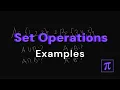How to Solve Problems Involving SET OPERATIONS - Master the 4 Operations