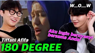 tidak bisa berkata apa apa 180 degree tiffany afifa reaksi korea 