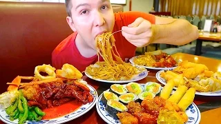 Massive Chinese Buffet All You Can Eat MUKBANG