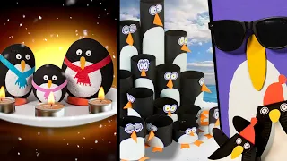 6 Christmas Craft Ideas with Penguins 🐧🎁 DIY Gift Ideas & Decorations for Kids