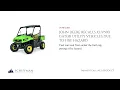 John Deere XUV590 Gator Utility Recalled Vehicles Due to Fire Hazard