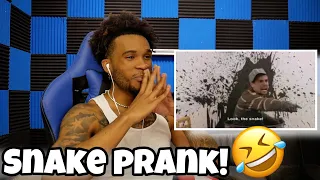 leon schuster snake prank 