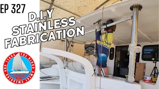 It’s a little bit wobbly // How To Build A Catamaran From Scratch Ep327