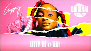 cuppy litty lit ft teni official audio original copy reaction video first listening