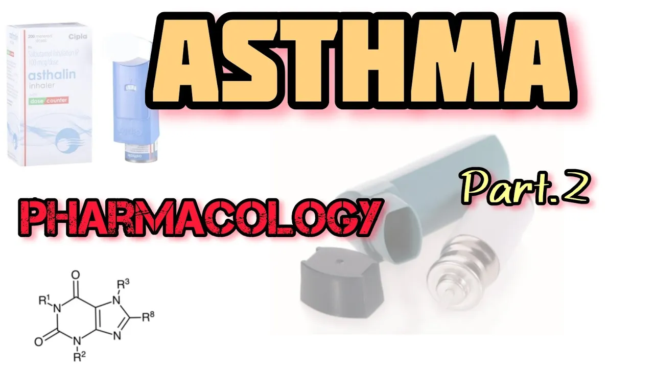 Asthma live class part.2 #Pharmacology #bronchodilators #methylxanthines #salbutamol