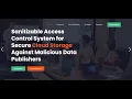 Sanitizable Access Control System for Secure Cloud Storage Against Malicious Data Publishers Java