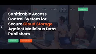 Sanitizable Access Control System for Secure Cloud Storage Against Malicious Data Publishers Java