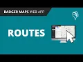 How To Create Optimize and Save Routes Web App