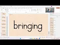 Creating Review PowerPoints for morphology