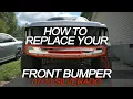 How to Replace Front Bumper Remove and Install 2007-2013 Silverado