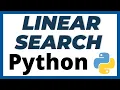 Linear search program in Python tutorial Search number in a list