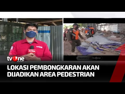Pembongkaran 30 Bangunan Liar di Jalan Inspeksi Banjir Kanal Barat