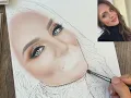 Makeup SKETCH Face Chart Tutorial 2021 YRRA PARASHYUK how to sketch people with makeup