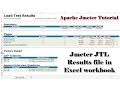 Jmeter Tutorial How to view Jmeter jtl file from Excel
