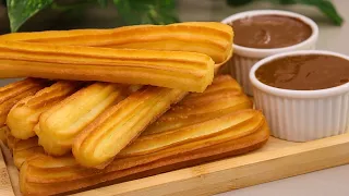 CHURROS CROCANTE: A Massa Perfeita Para Mergulhar no Doce de Leite! 🤎