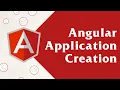 Angular Application Creation from Scratch II How to Create Application in Angular II KSR Datavizon