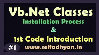 VB net Tutorial - Installation and 1st Program Code